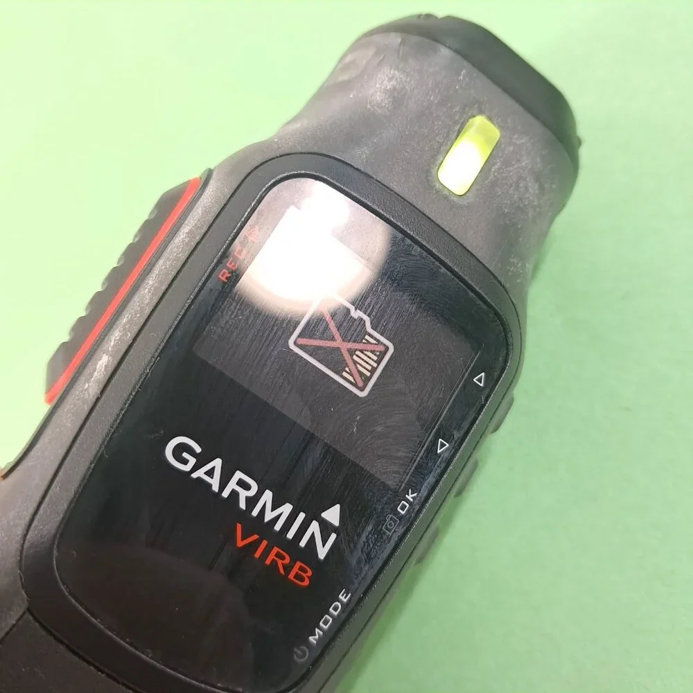 Garmin Virb Camcorder IPH-01088 1080p HD Action‎ Camera w/ battery bicycle WORKS